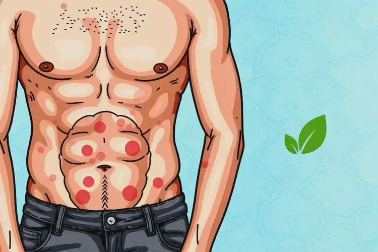 男性肚子偶尔起湿疹可以治好吗(图3)