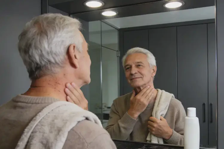 老年人脖子上出湿疹可以治好吗(图2)