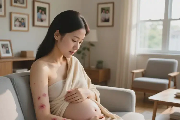 哺乳期妈妈手臂上偶尔起湿疹可以治好吗(图2)