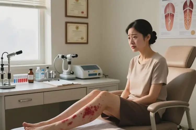 女人小腿经常长湿疹可以治好吗(图3)