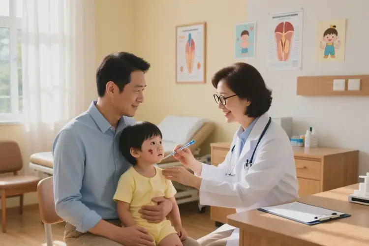 小儿脖子上有湿疹可以治好吗(图2)