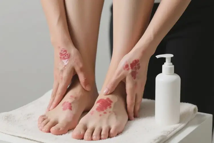 女人四肢有湿疹可以治好吗(图2)