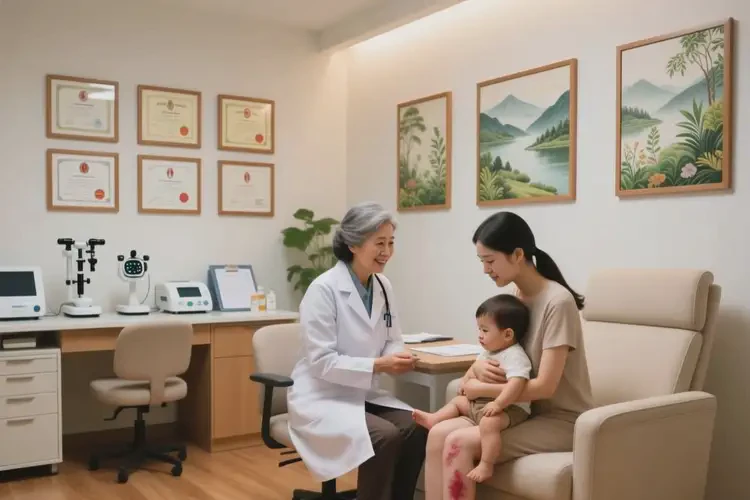 小儿大腿上容易起湿疹可以治好吗(图1)