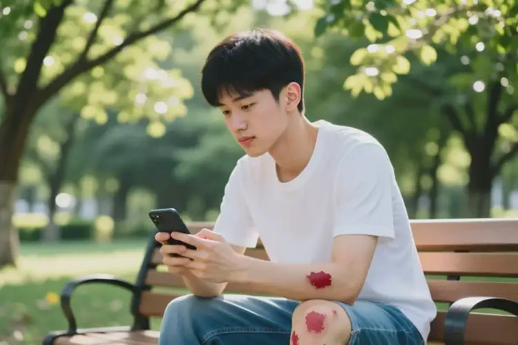 大学生大腿上起湿疹可以彻底自愈吗(图1)