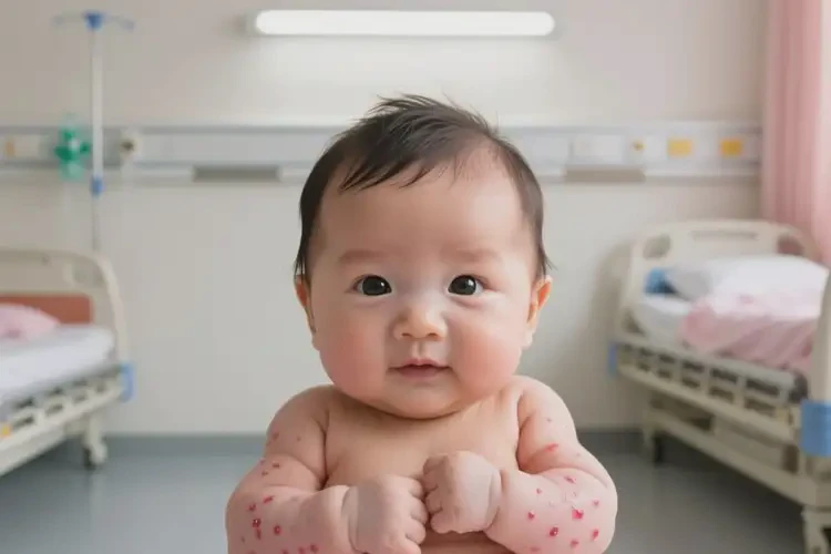 宝宝手臂长湿疹能治好吗(图2)