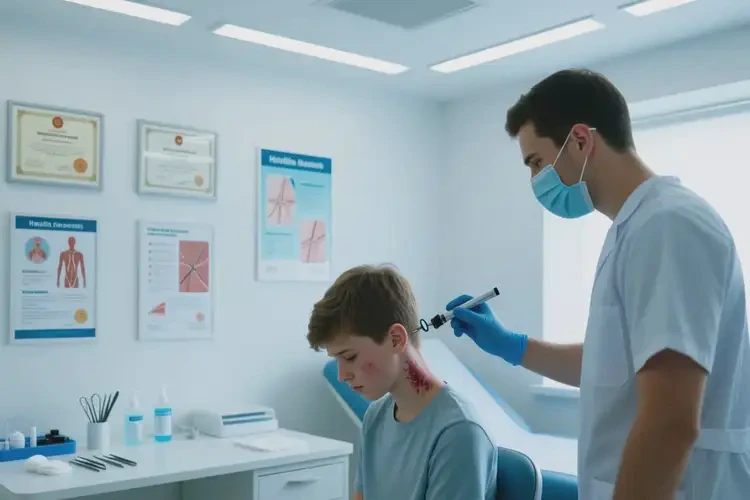 青少年脖子上长湿疹可以治好吗(图3)