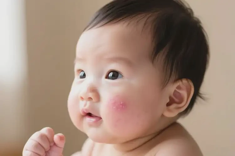 宝宝脸上容易长湿疹不管它会自己好吗(图3)