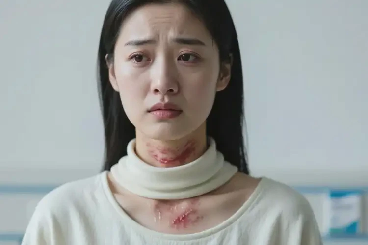 女人脖子出现湿疹可以治好吗(图4)