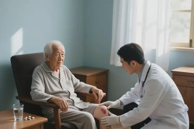 高龄老人大腿上经常起湿疹可以治好吗(图2)