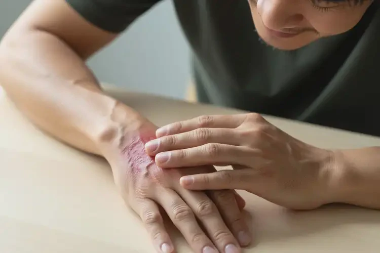 男人手上起湿疹可以治好吗(图1)