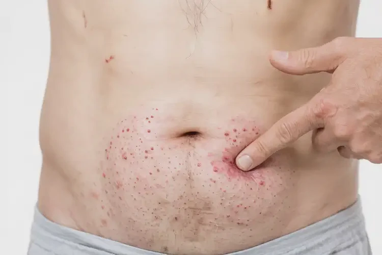 男人肚子上容易起湿疹可以治好吗(图4)
