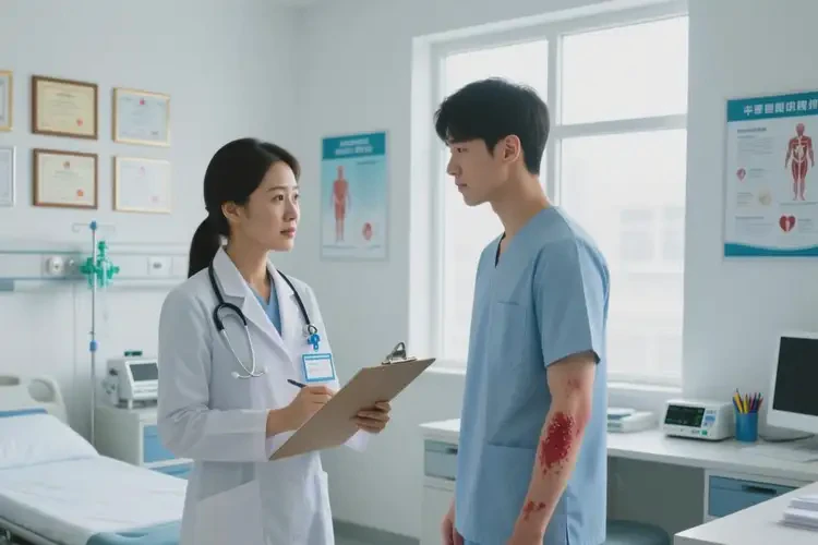 青年人身上有湿疹可以治好吗(图1)