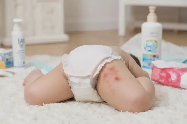 婴儿屁股偶尔长湿疹能治好吗(图4)