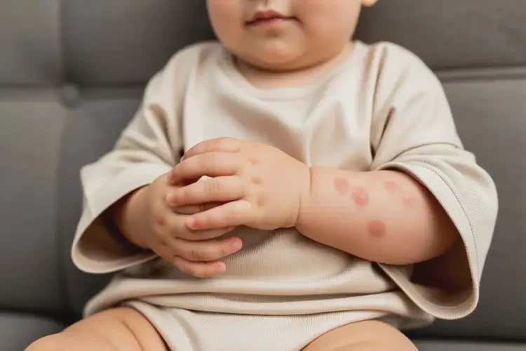 婴儿手臂上有湿疹能治好吗(图2)