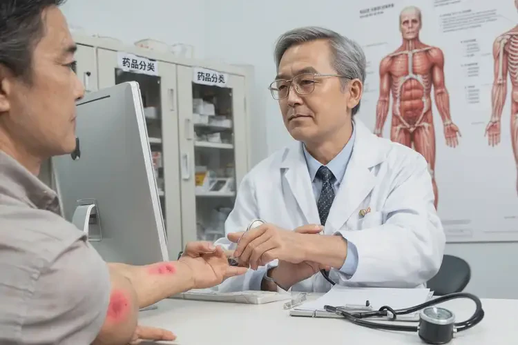 男人手臂偶尔长湿疹可不可以彻底自愈(图2)