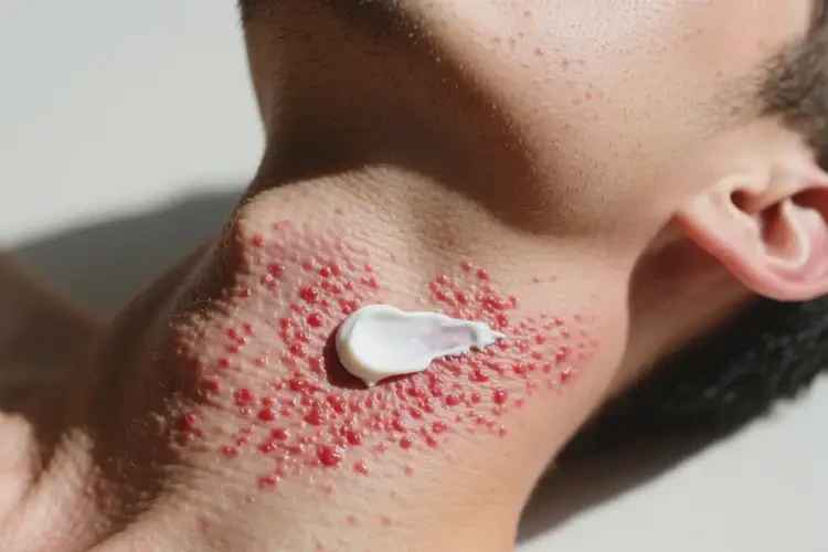 男性脖子上出湿疹可以治好吗(图1)