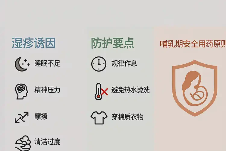 哺乳期妈妈脸上出现湿疹可以治好吗(图1)