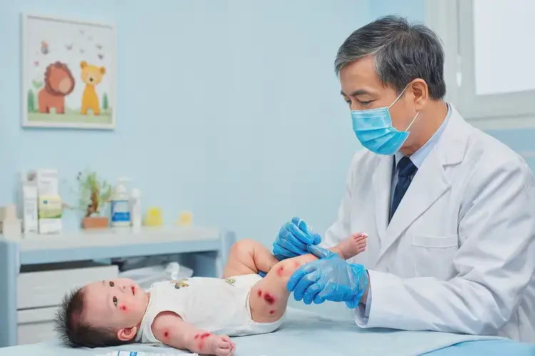 宝宝小腿经常长湿疹能治好吗(图3)