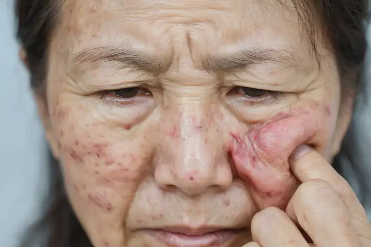 女生面部出现湿疹可不可以彻底自愈(图4)