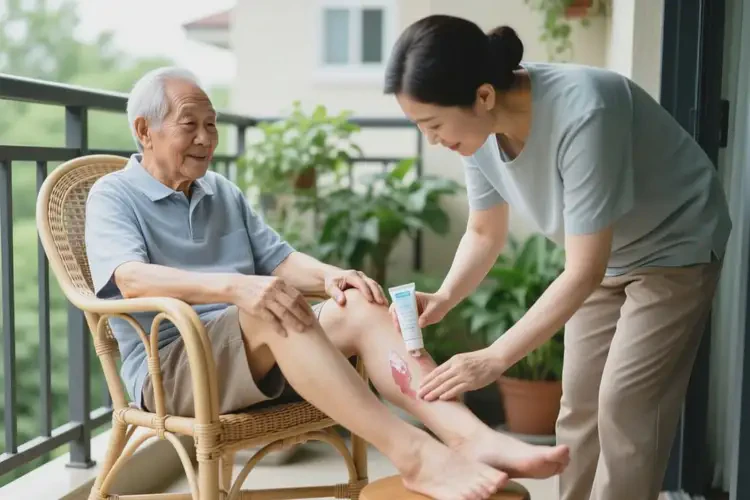 高龄老人小腿容易起湿疹可以治好吗(图1)