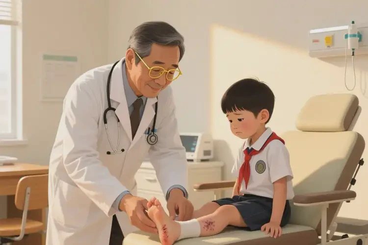 小学生脚上长湿疹可以治好吗(图2)