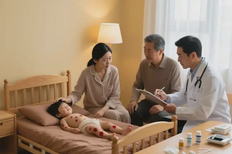 小儿全身长湿疹可以治好吗(图3)