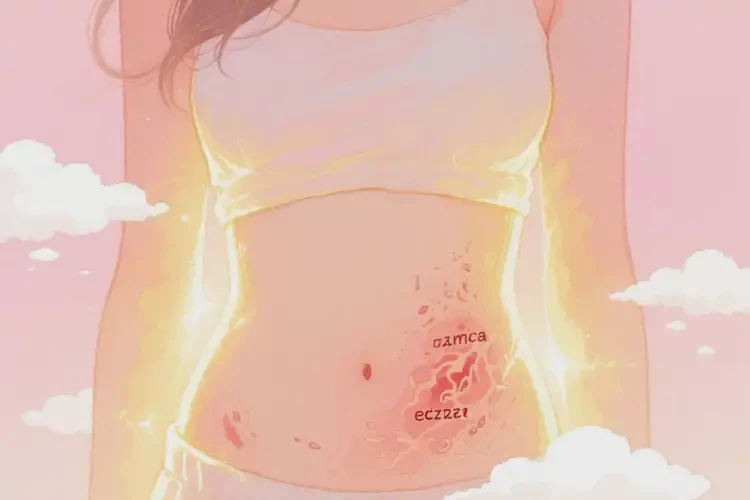 女人肚子有湿疹可以治好吗(图1)