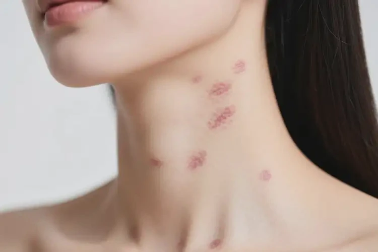 女人脖子上容易长湿疹可以治好吗(图1)