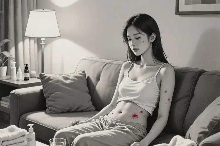 女人肚子上容易长湿疹可以彻底自愈吗(图3)