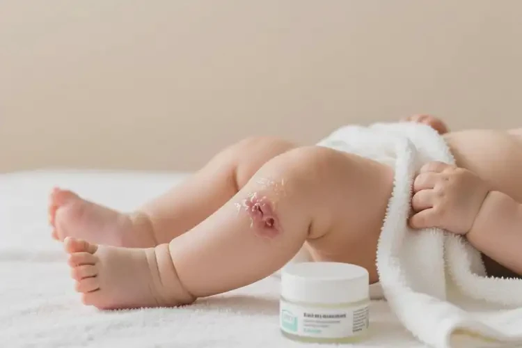 婴儿大腿上出现湿疹能治好吗(图2)