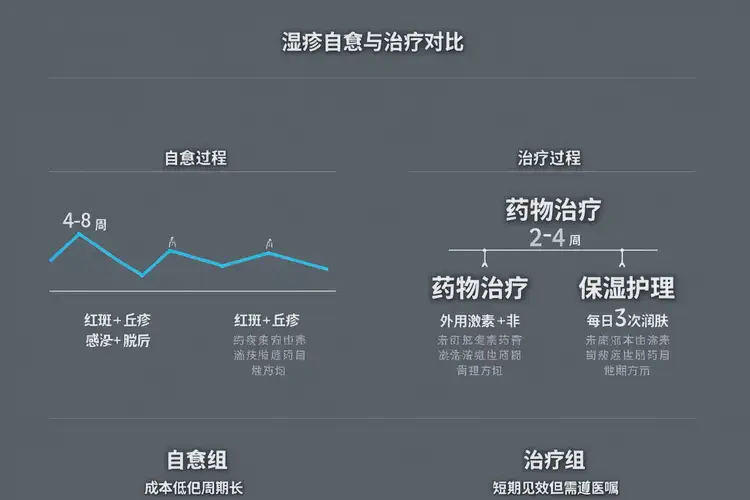 孩子大腿偶尔起湿疹不管它会自己好吗(图1)