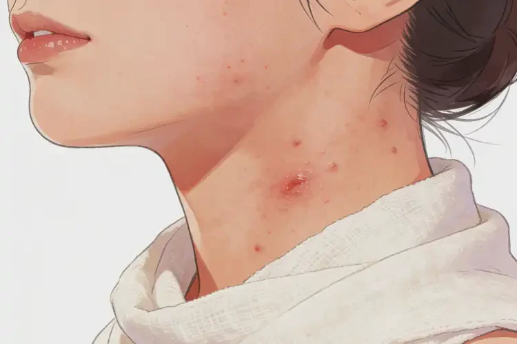 女人脖子上有湿疹可不可以彻底自愈(图2)