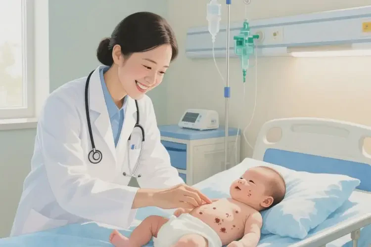 婴儿肚子上偶尔起湿疹能治好吗(图3)