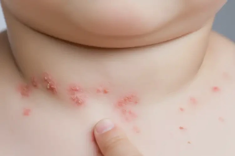 少儿脖子出湿疹不管它会自己好吗(图4)