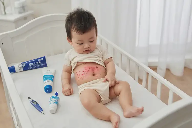 婴儿肚子偶尔起湿疹能治好吗(图4)