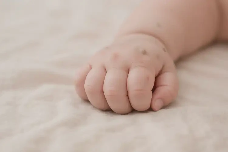 宝宝手上长湿疹不管它会自己好吗(图1)