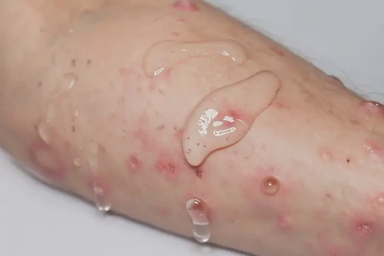 女人手臂上起湿疹可以治好吗(图2)