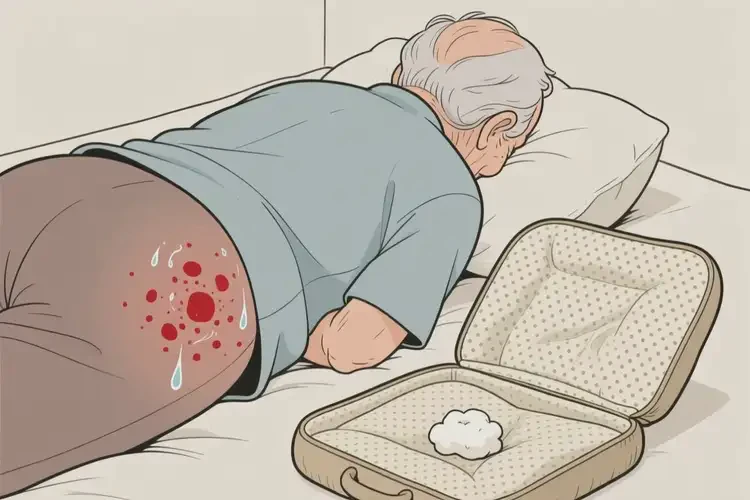 高龄老人屁股上偶尔起湿疹可以治好吗(图1)