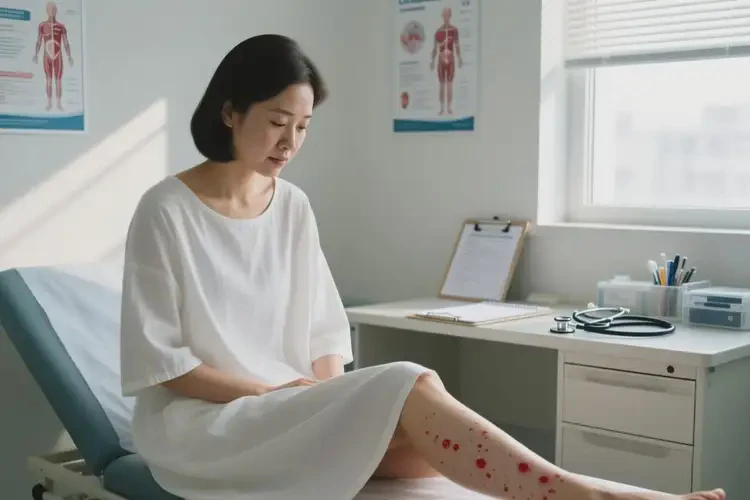 女性小腿长湿疹可以治好吗(图2)