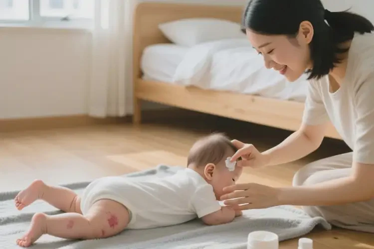 宝宝屁股上起湿疹能治好吗(图4)