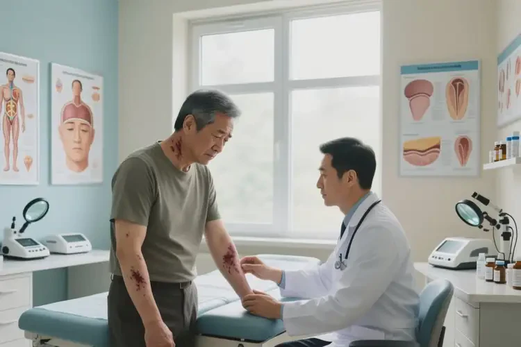 男人身上起湿疹可以治好吗(图1)