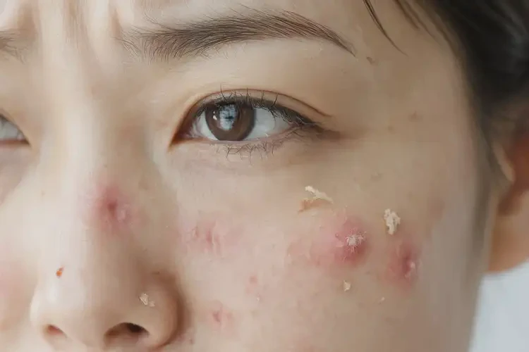 女生脸上偶尔长湿疹可以彻底自愈吗(图4)