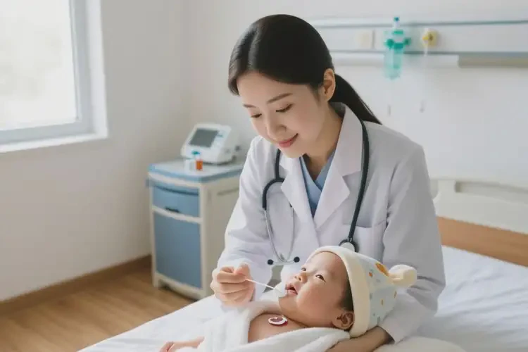 婴儿脖子上偶尔长湿疹能治好吗(图4)