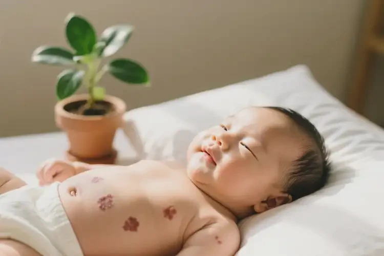 宝宝肚子偶尔长湿疹能治好吗(图1)