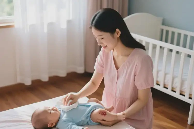 婴幼儿大腿上有湿疹能治好吗(图1)