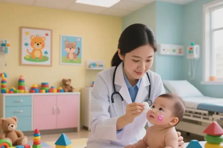 小儿脸上容易起湿疹可以治好吗(图2)