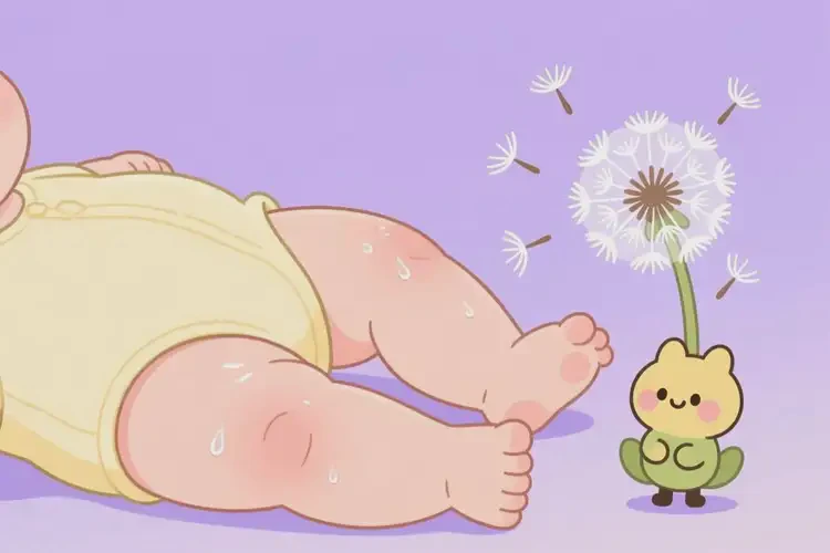 婴儿大腿容易长湿疹能治好吗(图1)