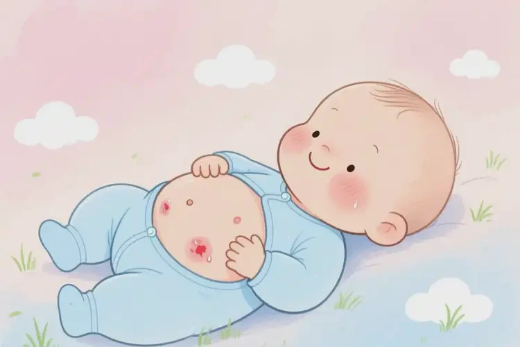 宝宝肚子上出现湿疹能治好吗(图4)