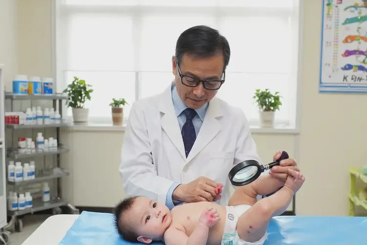 宝宝大腿上偶尔长湿疹能治好吗(图2)