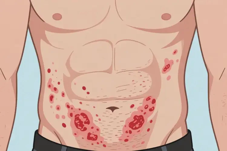 男人肚子上长湿疹可以治好吗(图3)